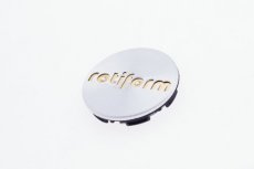 Rotiform Brushed Zilver / Goud Center Caps x 4